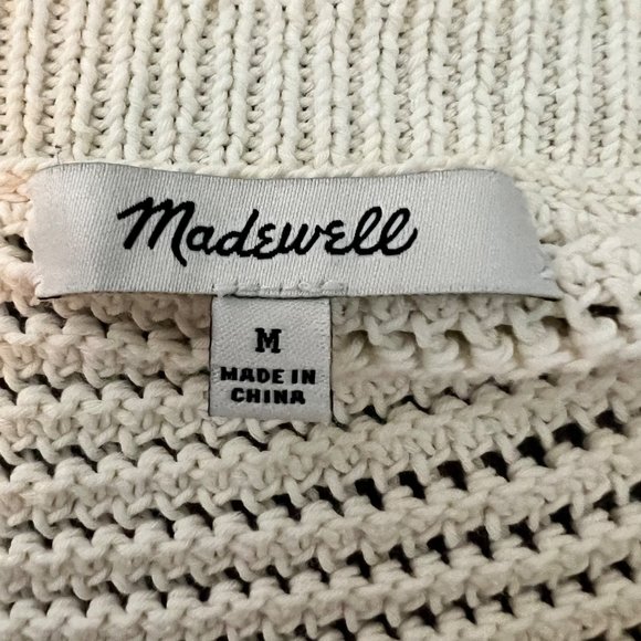 Women's Madewell Northshore Long Sleeve Hi-Lo Sweater Size Medium - Picture 4 of 5